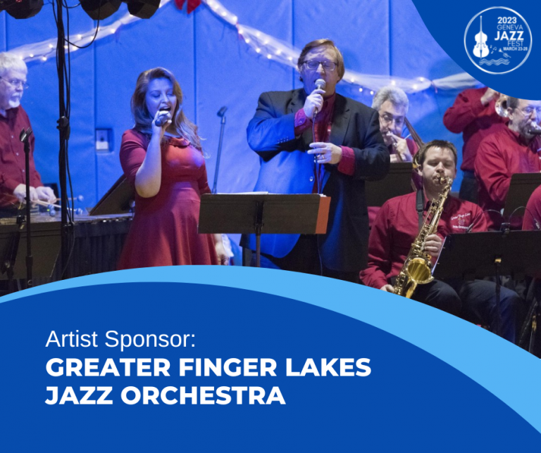 Artist Sponsor Finger Lakes Jazz Orchestra Geneva Jazz Fest 2023